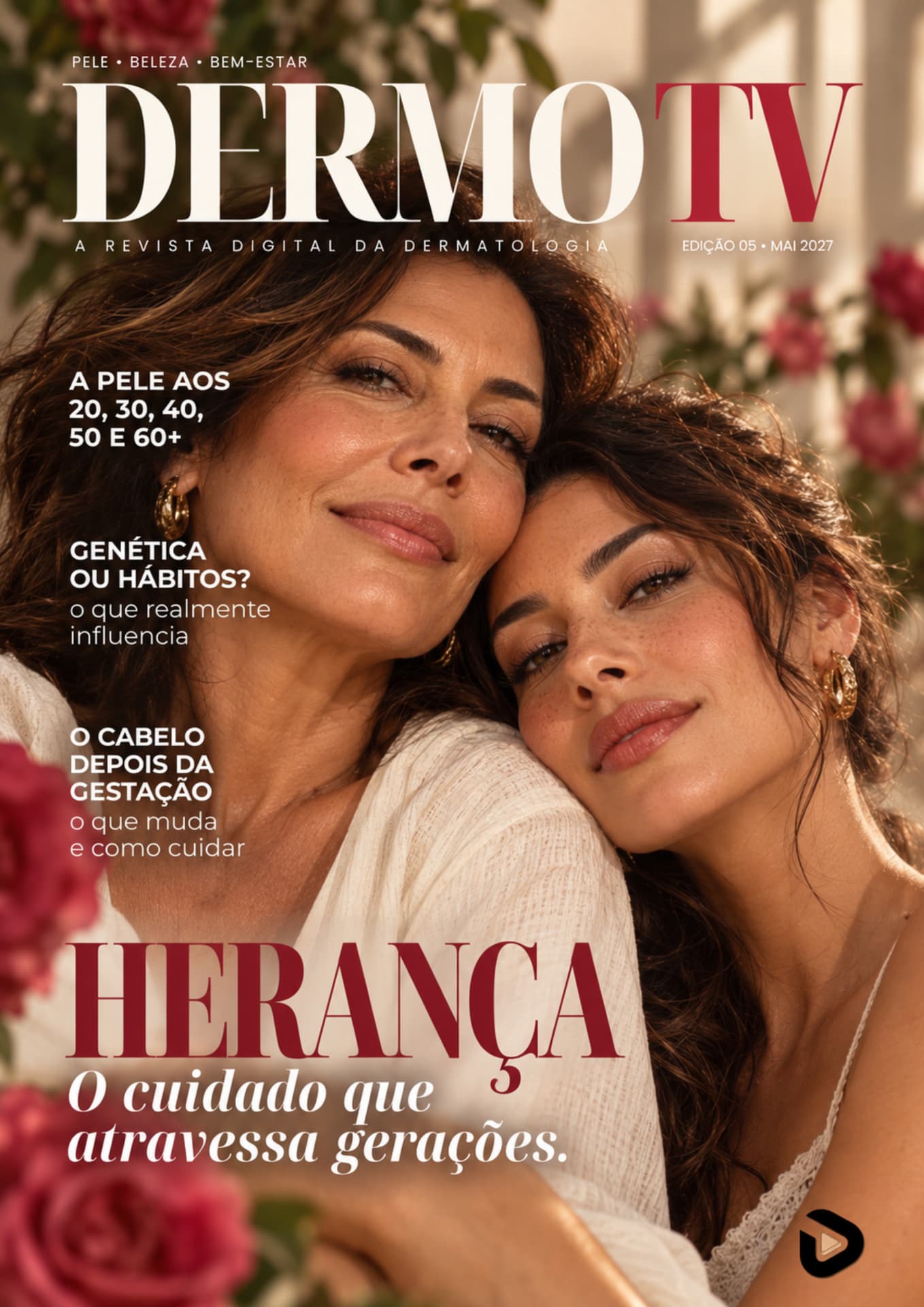 Capa DermoTV Maio 2027 — Herança