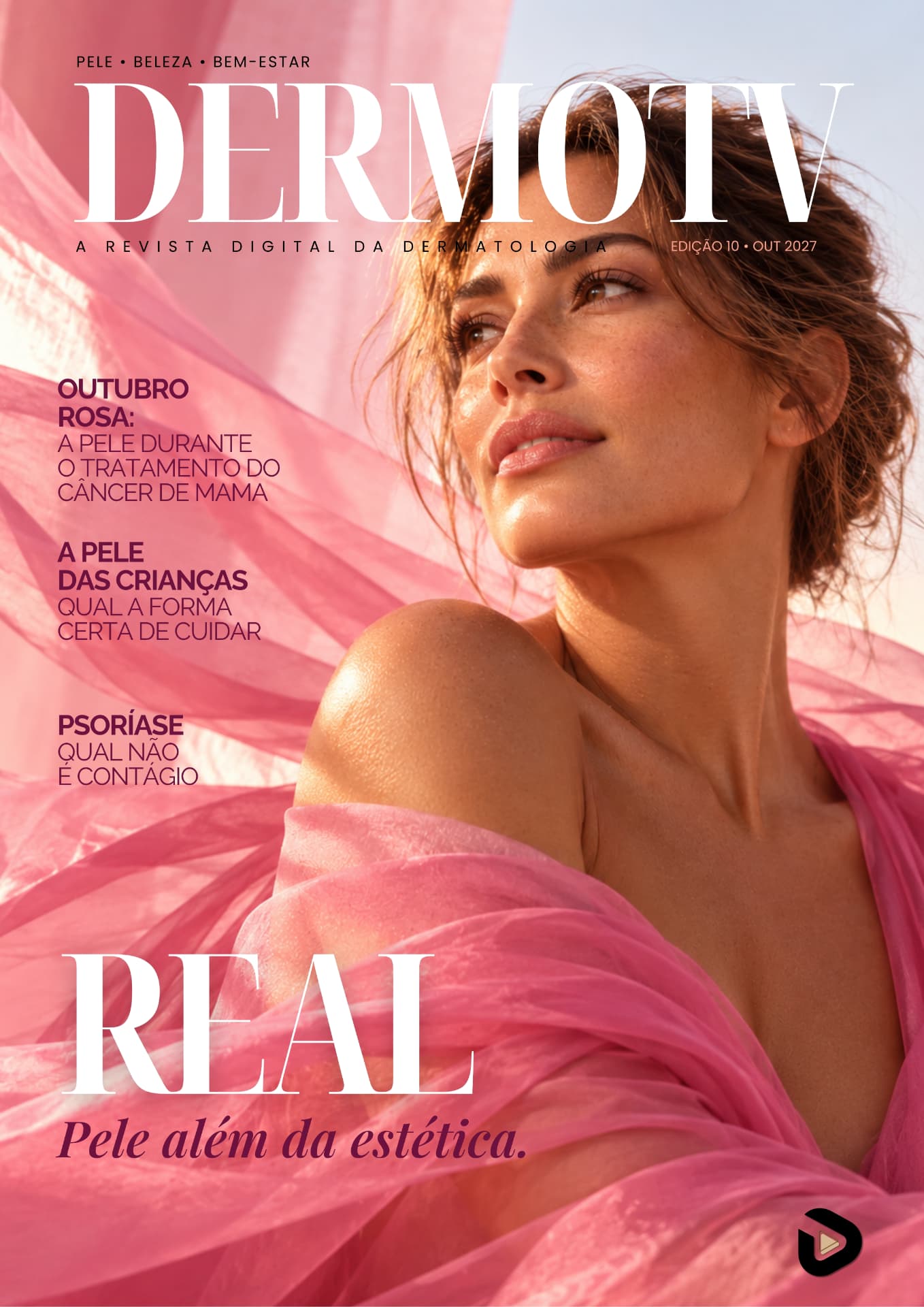 Capa DermoTV Outubro 2027 — Real